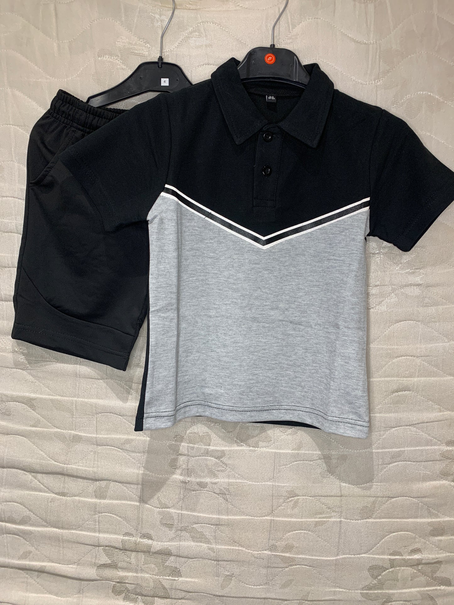 Boys Polo Tshirt & Shorts Sets