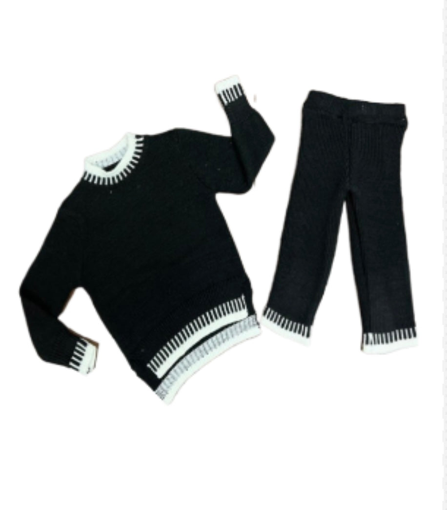 Girls Jumper & Trousers Co-ord Set Striped