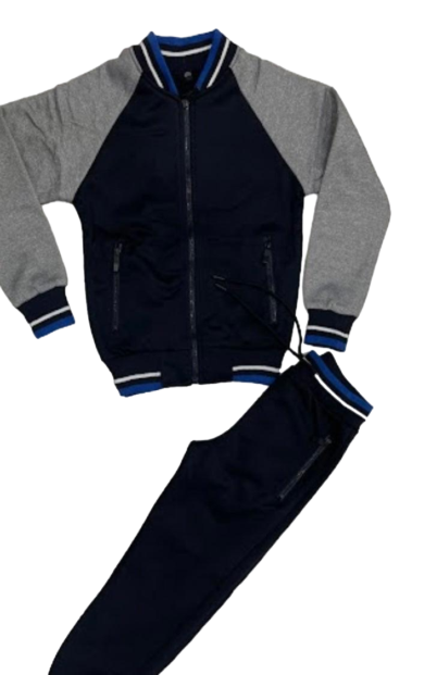 TLC Boys Zipped Tracksuit Set Coloured with Zipped pockets