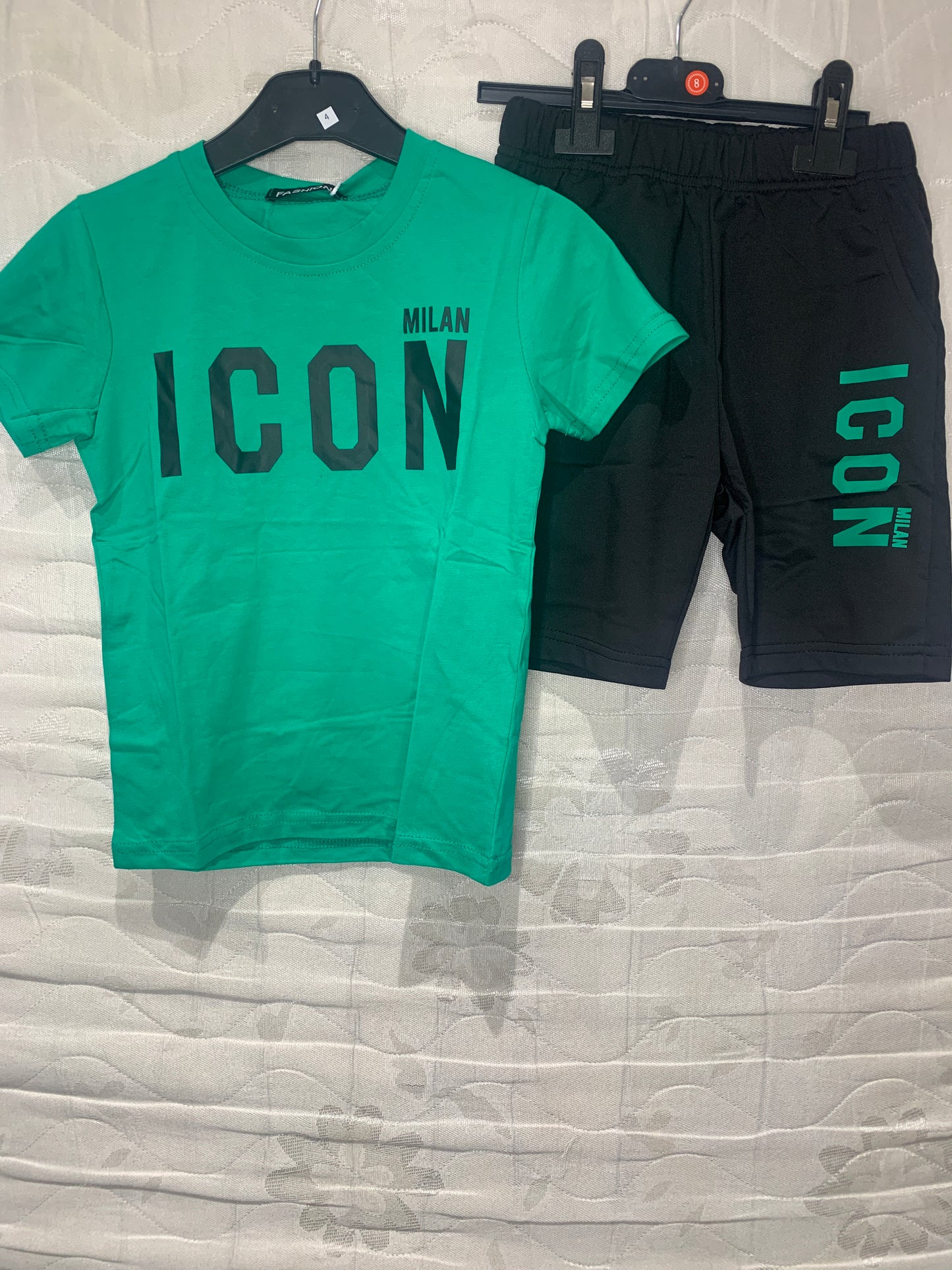 Unisex Boys Girls Tshirt & Shorts Sets Icn 2