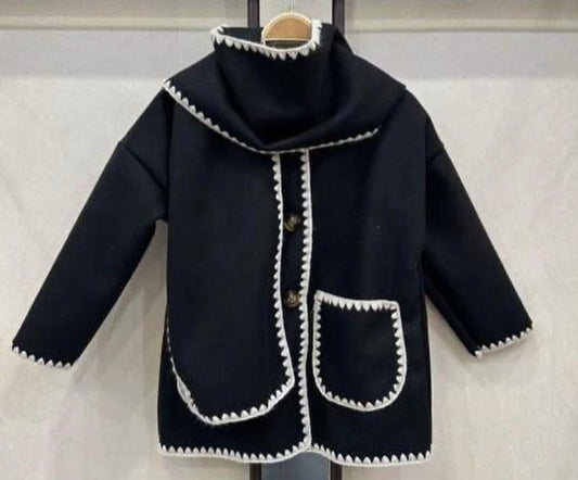 TLC Girls Jacket Cardigan With Scarf