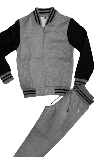 TLC Boys Tracksuit Set with Zip & Zipped pockets Fleece & Joggers Set Outfit Tracksuits Boy Warm Winter