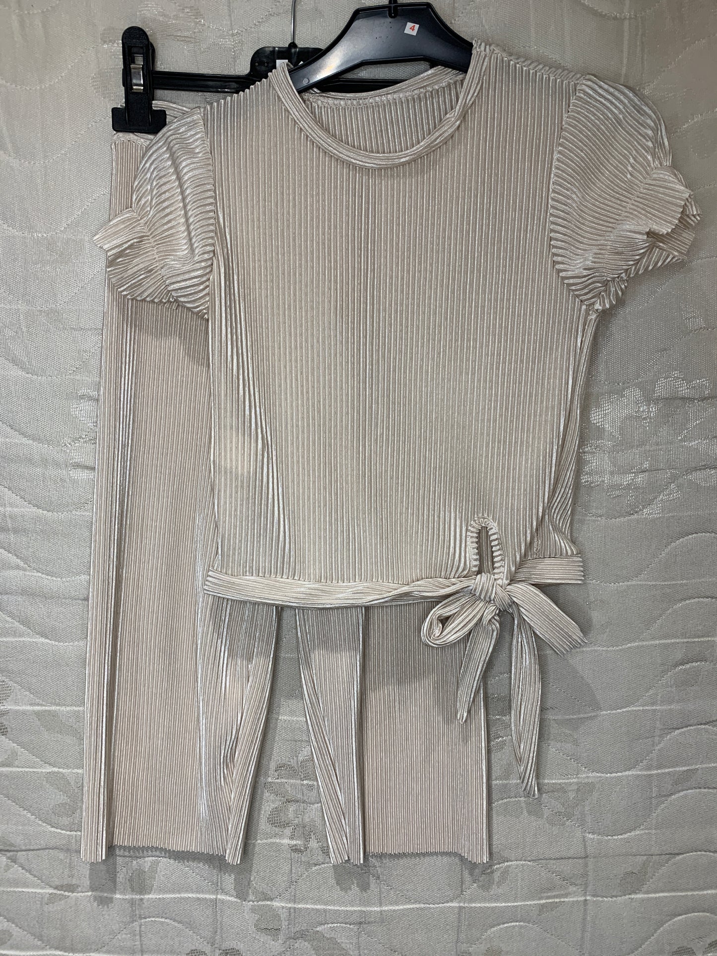 Girls summer coord sets with bow tie