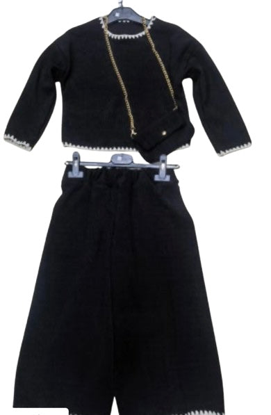 TLC Girls co-ord sets with trousers & top detailing & matching handbag outfit set