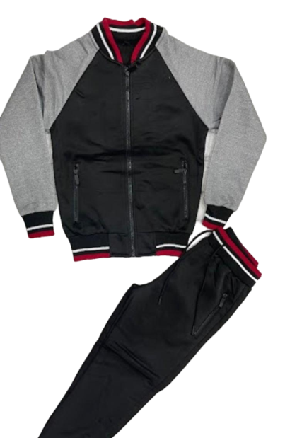 TLC Boys Zipped Tracksuit Set Coloured with Zipped pockets